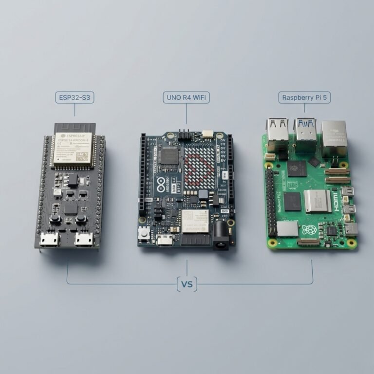 Arduino vs ESP32 vs Raspberry Pi
