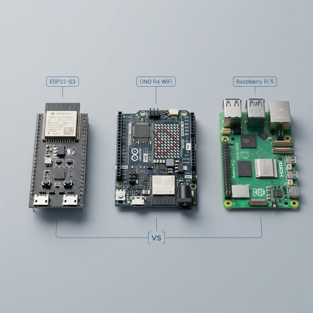 Arduino vs ESP32 vs Raspberry Pi