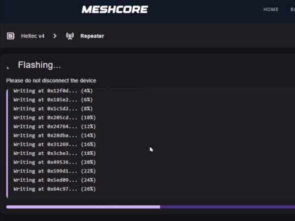 How to Flash and Set Up a MeshCore Repeater