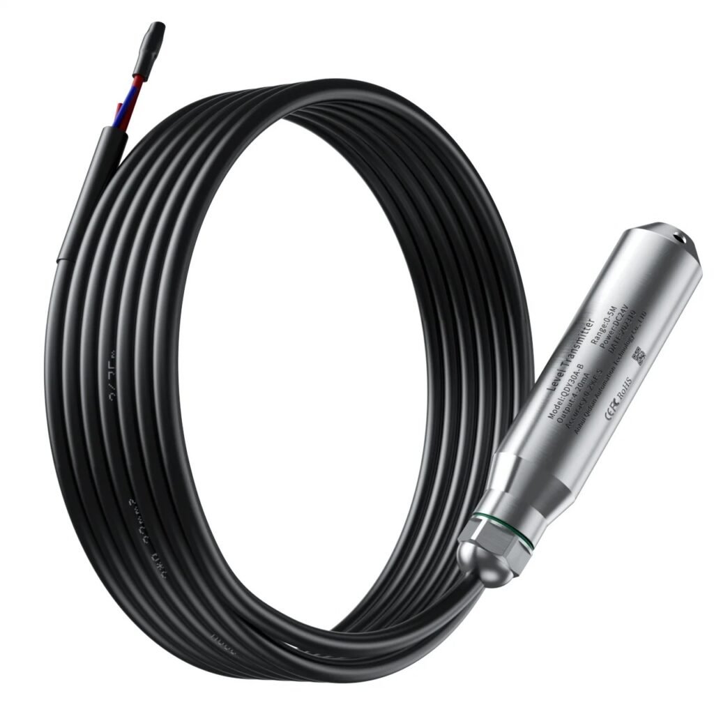 5V submersible hydrostatic water pressure level sensor with cable