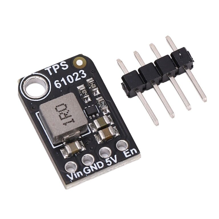 TPS61023 5V boost converter module with header pins